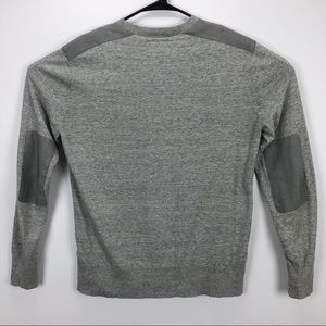 All Saints Sweaters - Allsaints Crew Patch Pullover Sweater Gray - M All Saints Sweaters - Allsaints Crew Patch Pullover Sweater Gray - M